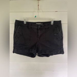 Black Torrid Button Pocket Detail Shorts